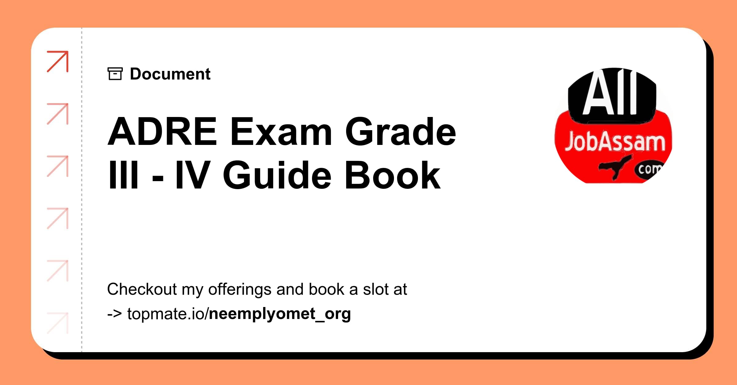 ADRE Exam Grade III IV Guide Book with Dhrubajyoti Haloi